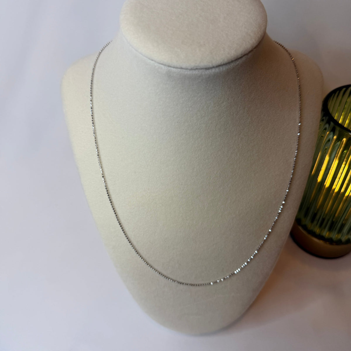 925 Silver Diamond-Cut Box Chain Necklace — Everyday Jewelry - Vale & Row