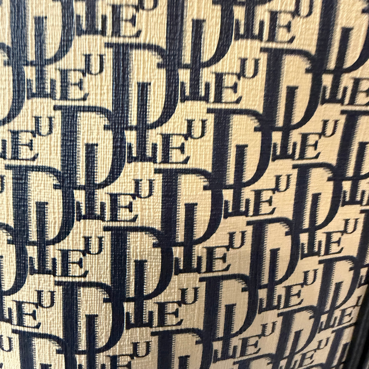 Christian Dior Vintage Trotter Romantique Large Tote — 15 x 12 Designer Handbag