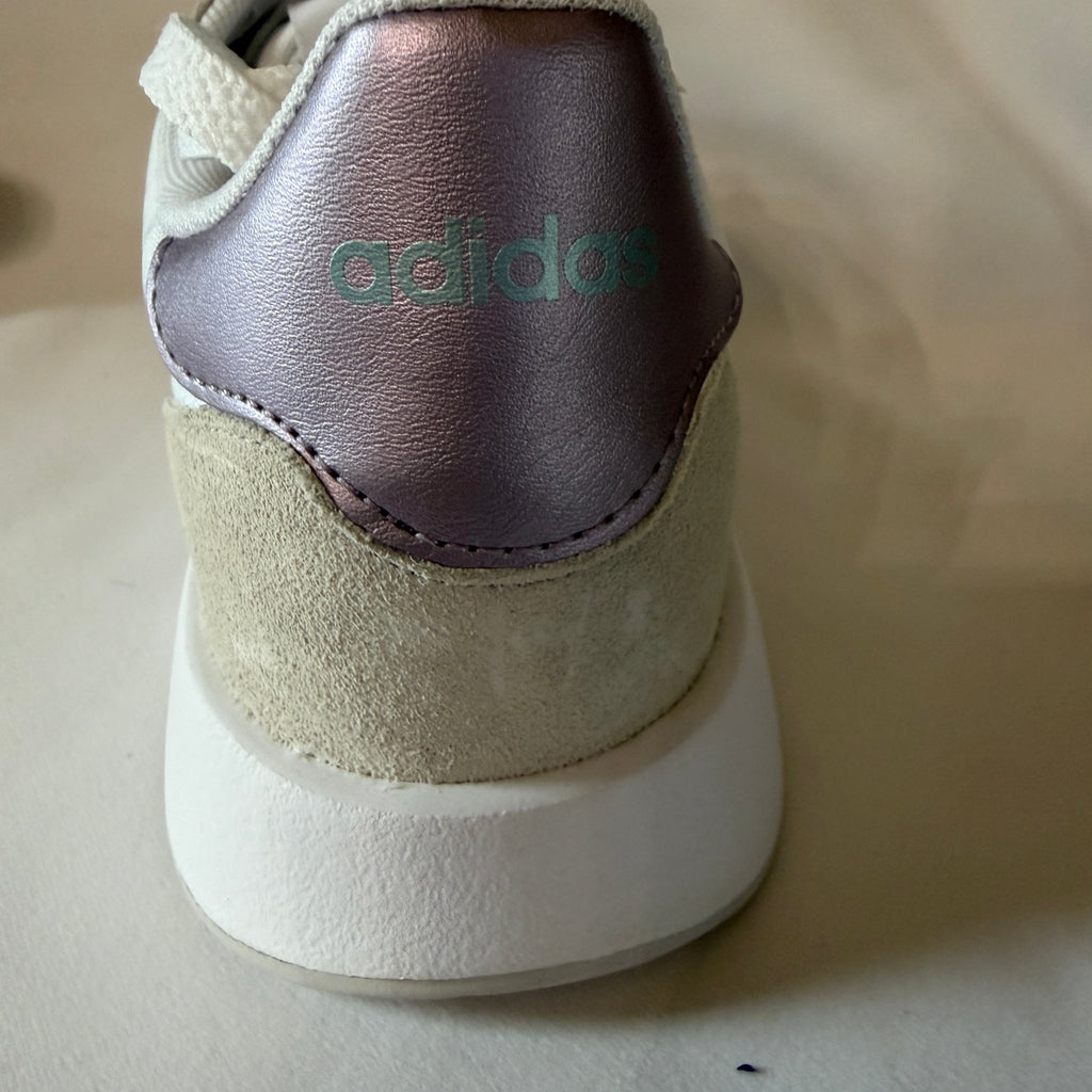 Adidas Lavendar White Cream Tennis Shoe Run 60s 2.0 - Vale & Row