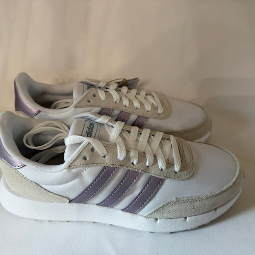 Adidas Lavendar White Cream Tennis Shoe Run 60s 2.0 - Vale & Row