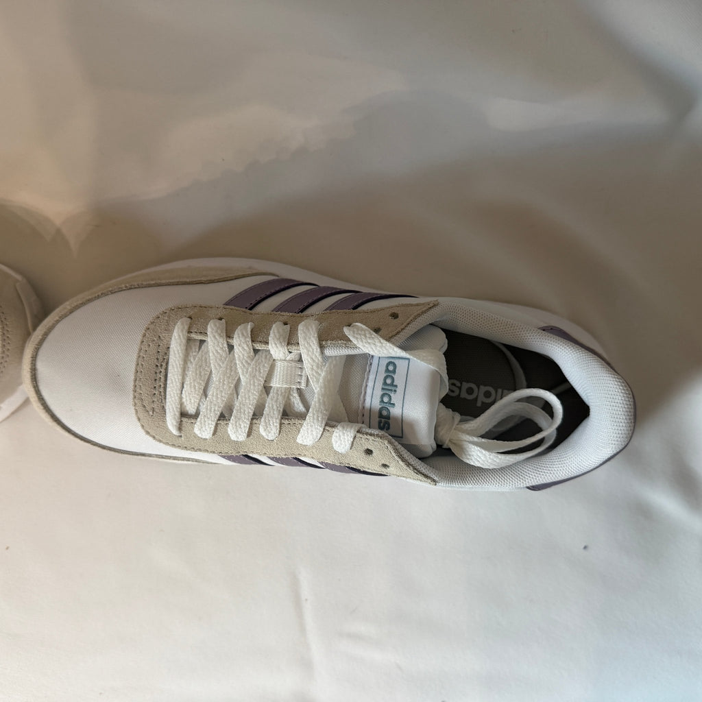Adidas Lavendar White Cream Tennis Shoe Run 60s 2.0 - Vale & Row