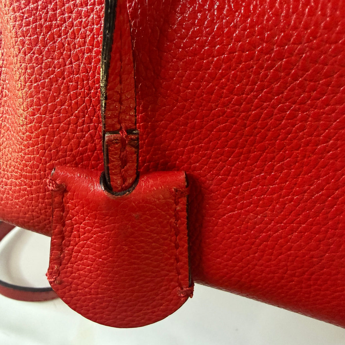 Alexander McQueen Skull Charm Top-Handle Handbag — Red/Silver - Vale & Row