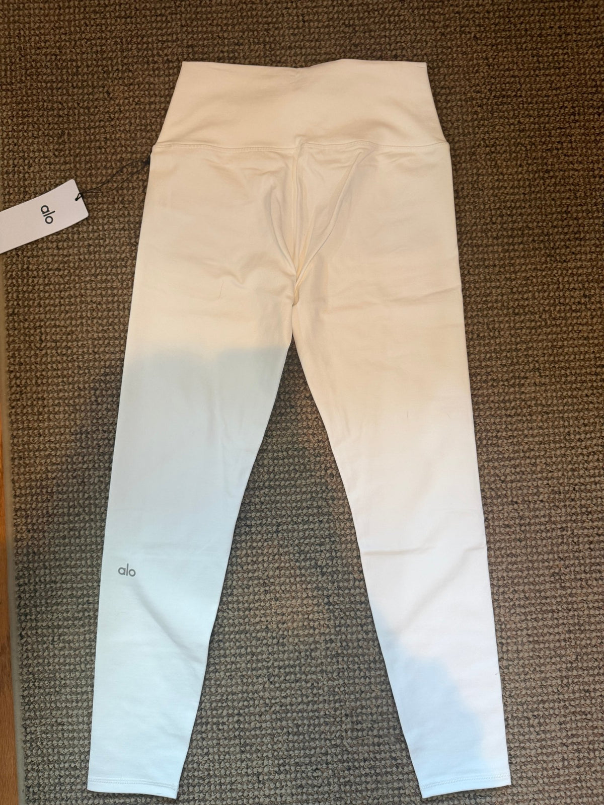 Alo Yoga 7/8 high-waist Airbrush leggings White L - Vale & Row