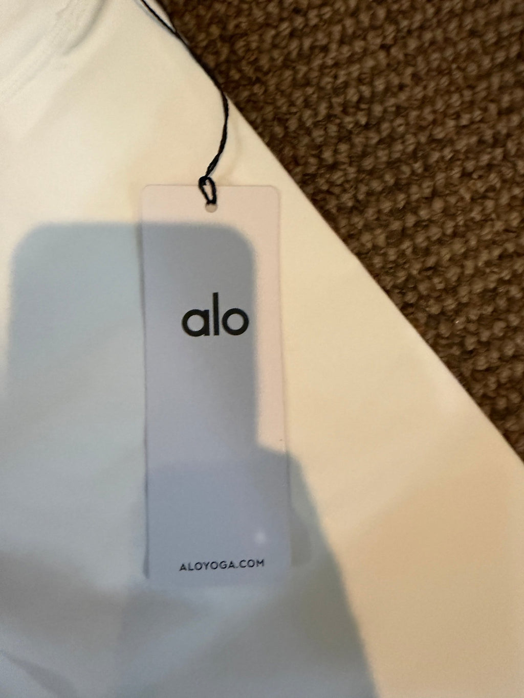 Alo Yoga 7/8 high-waist Airbrush leggings White L - Vale & Row