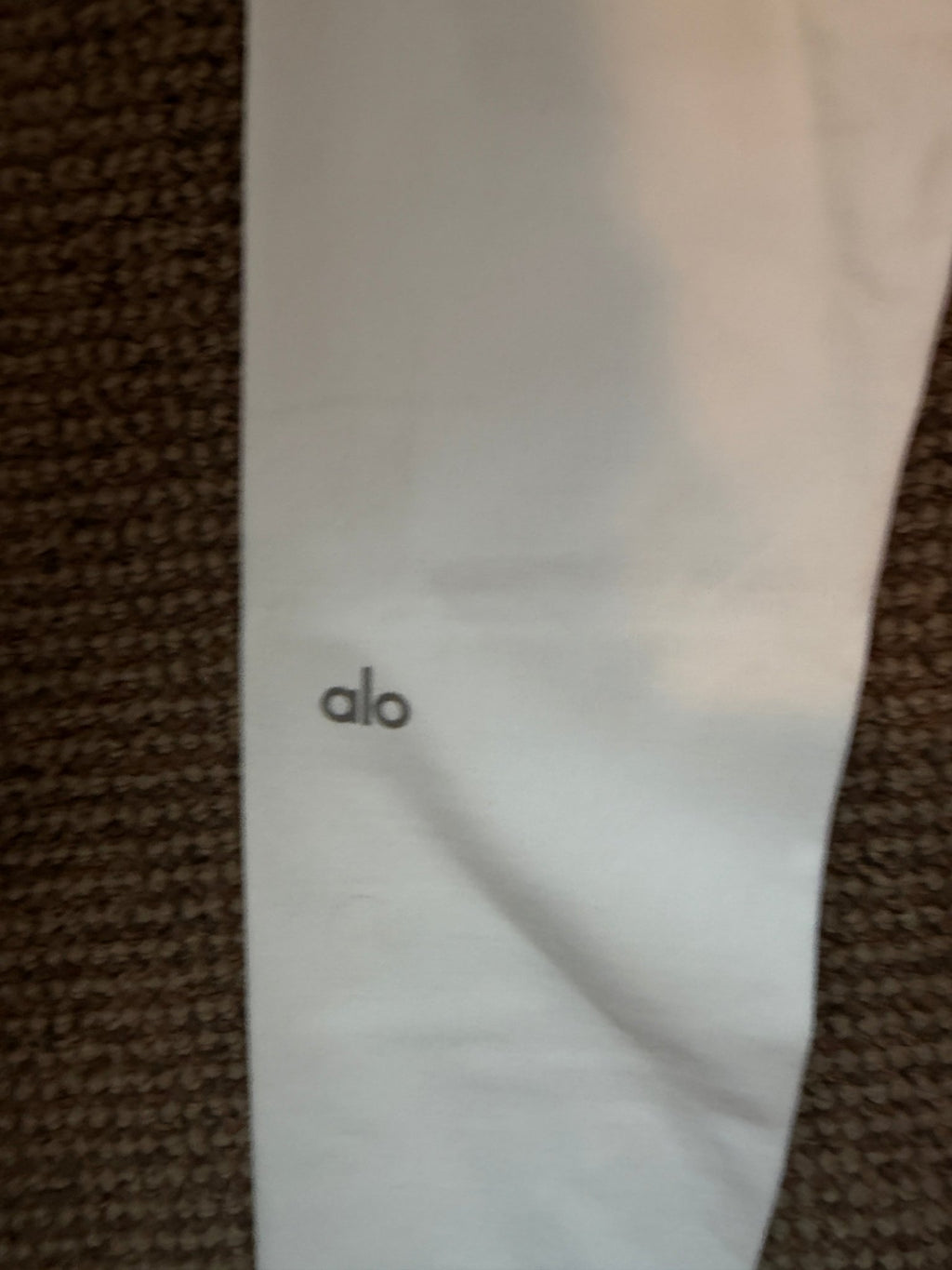 Alo Yoga 7/8 high-waist Airbrush leggings White L - Vale & Row