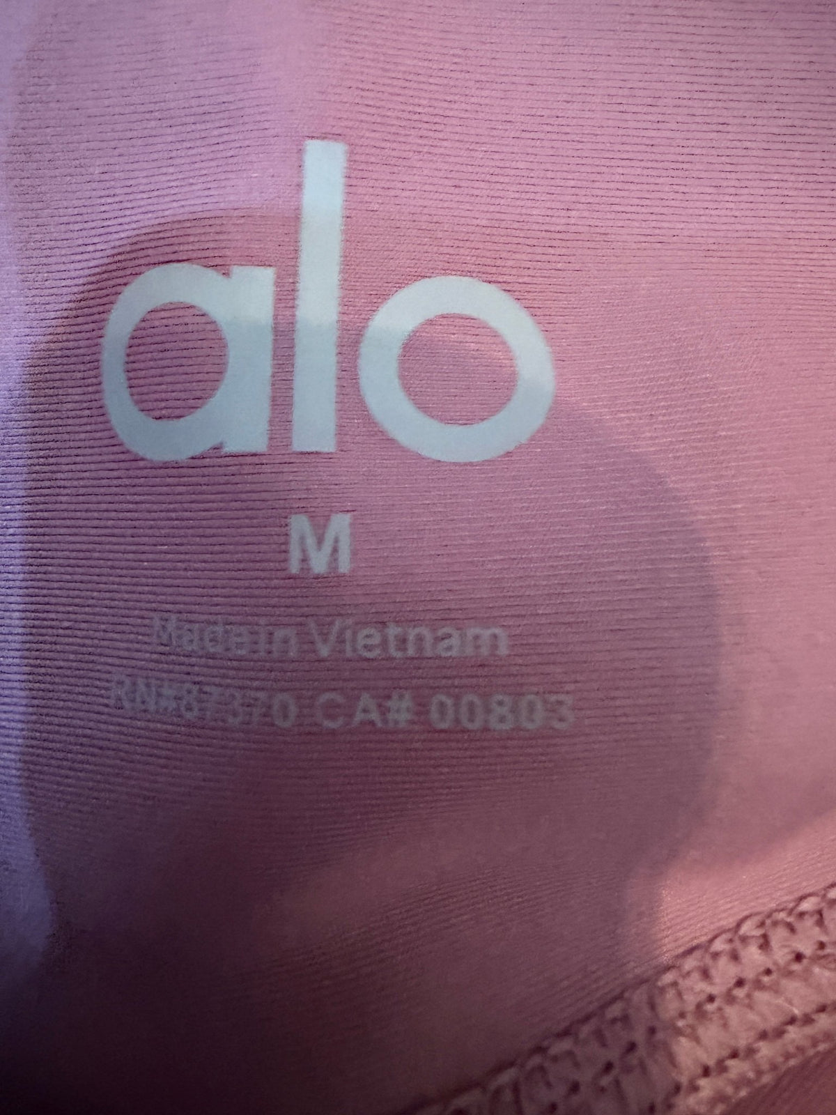 Alo Yoga 7/8 High-Waist Airlift Leggings — Pink Wild Rose, M - Vale & Row