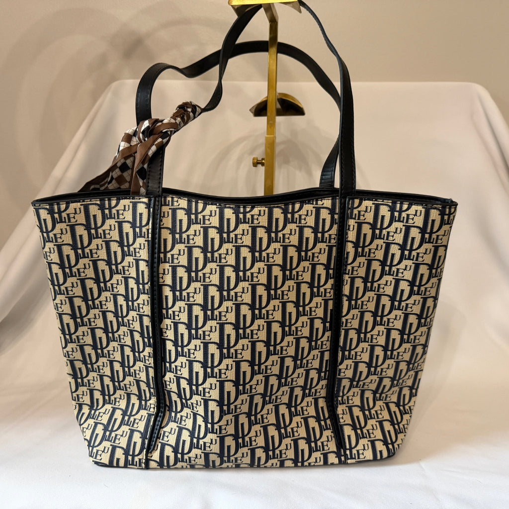 Christian Dior Vintage Trotter Romantique Large Tote — 15 x 12 Designer Handbag - Vale & Row