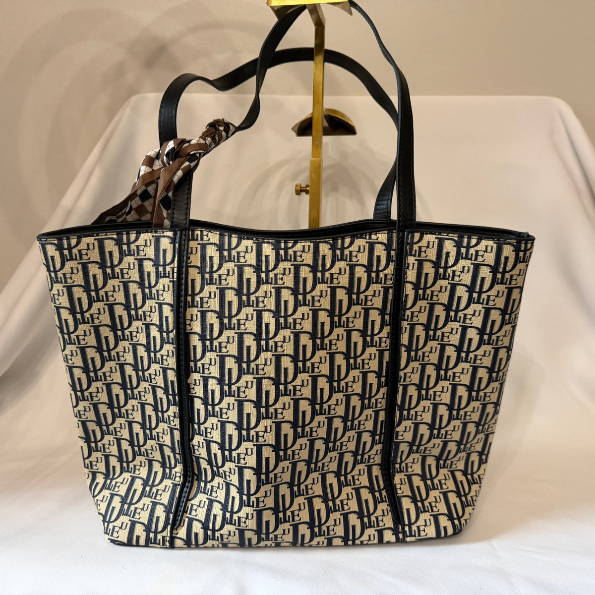 Christian Dior Vintage Trotter Romantique Large Tote — 15 x 12 Designer Handbag - Vale & Row