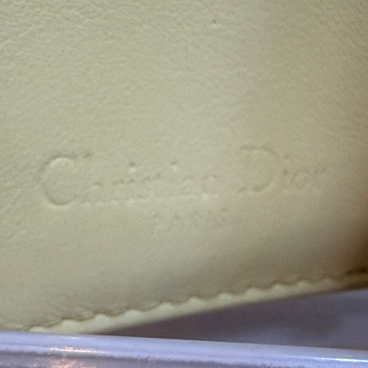 Christian Dior Yellow Cannage Quilted Compact Wallet - Vale & Row