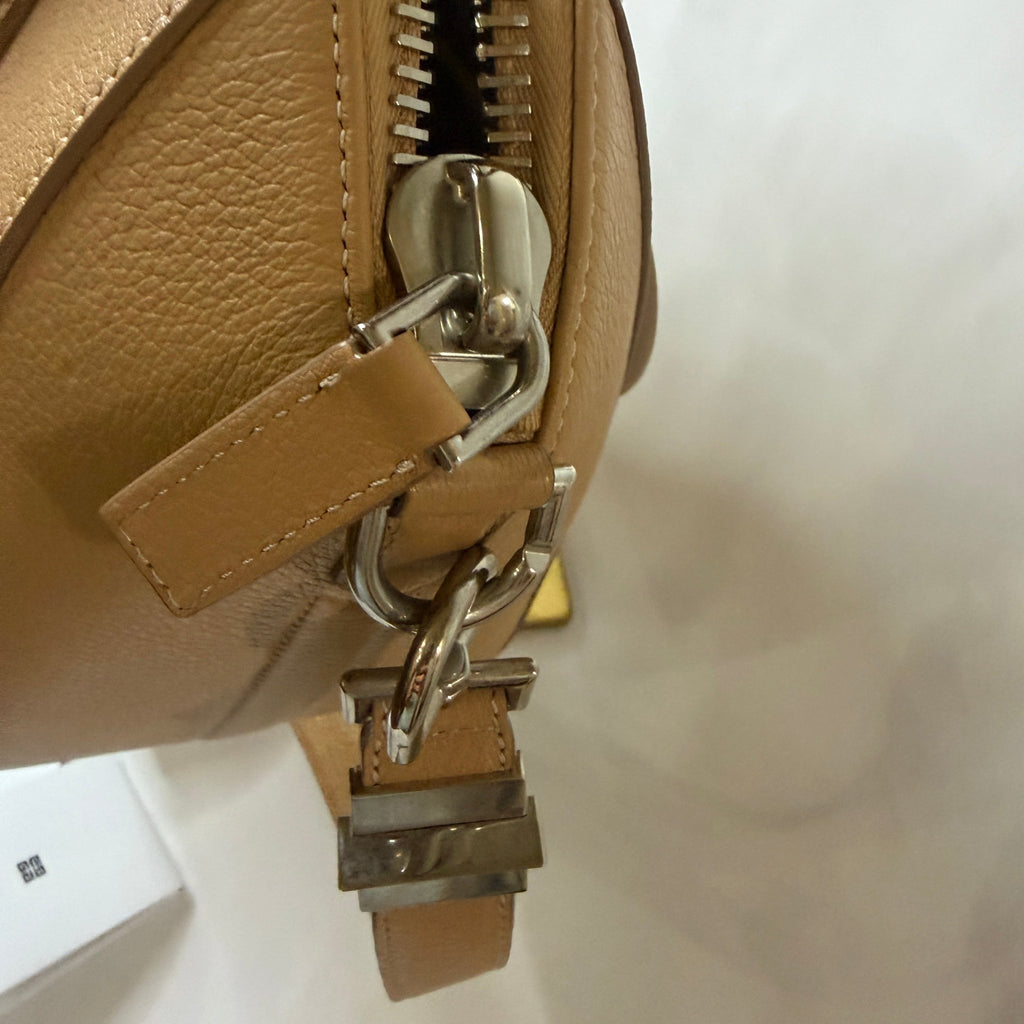 Givenchy Small Antigona Handbag — Beige/Tan, with Strap & Dust Bag - Vale & Row