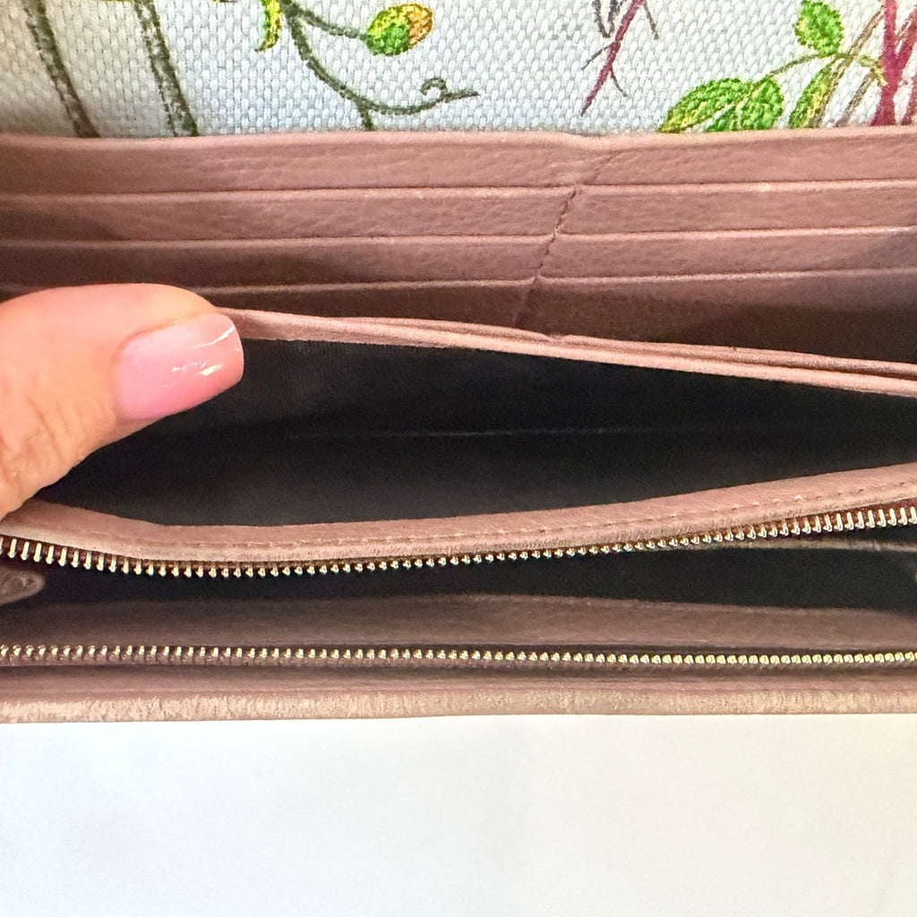 Gucci Floral-Center Wallet — Designer Leather Goods - Vale & Row