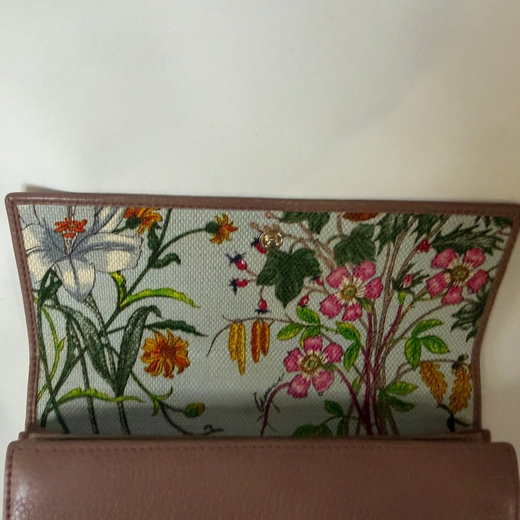 Gucci Floral-Center Wallet — Designer Leather Goods - Vale & Row