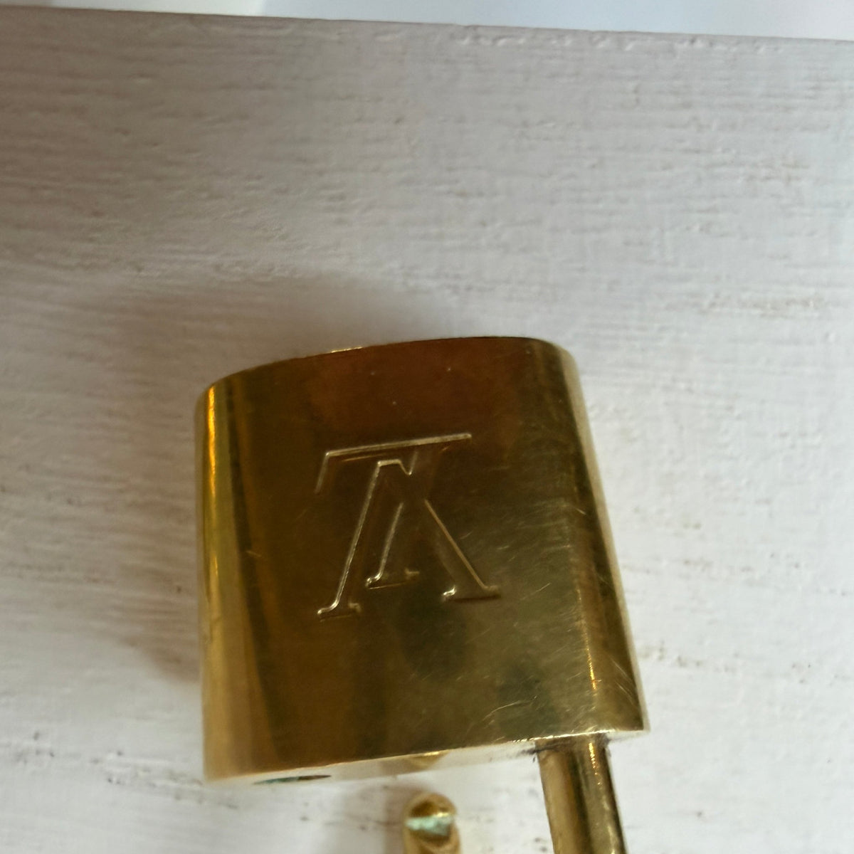 Louis Vuitton Padlock and Key Set No. 308 Gold Tone - Vale & Row