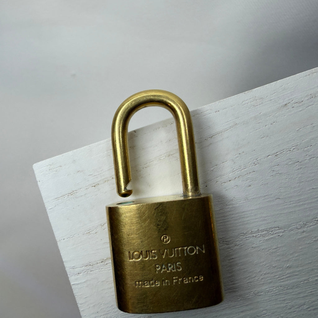 Louis Vuitton Padlock and Key Set No. 308 Gold Tone - Vale & Row