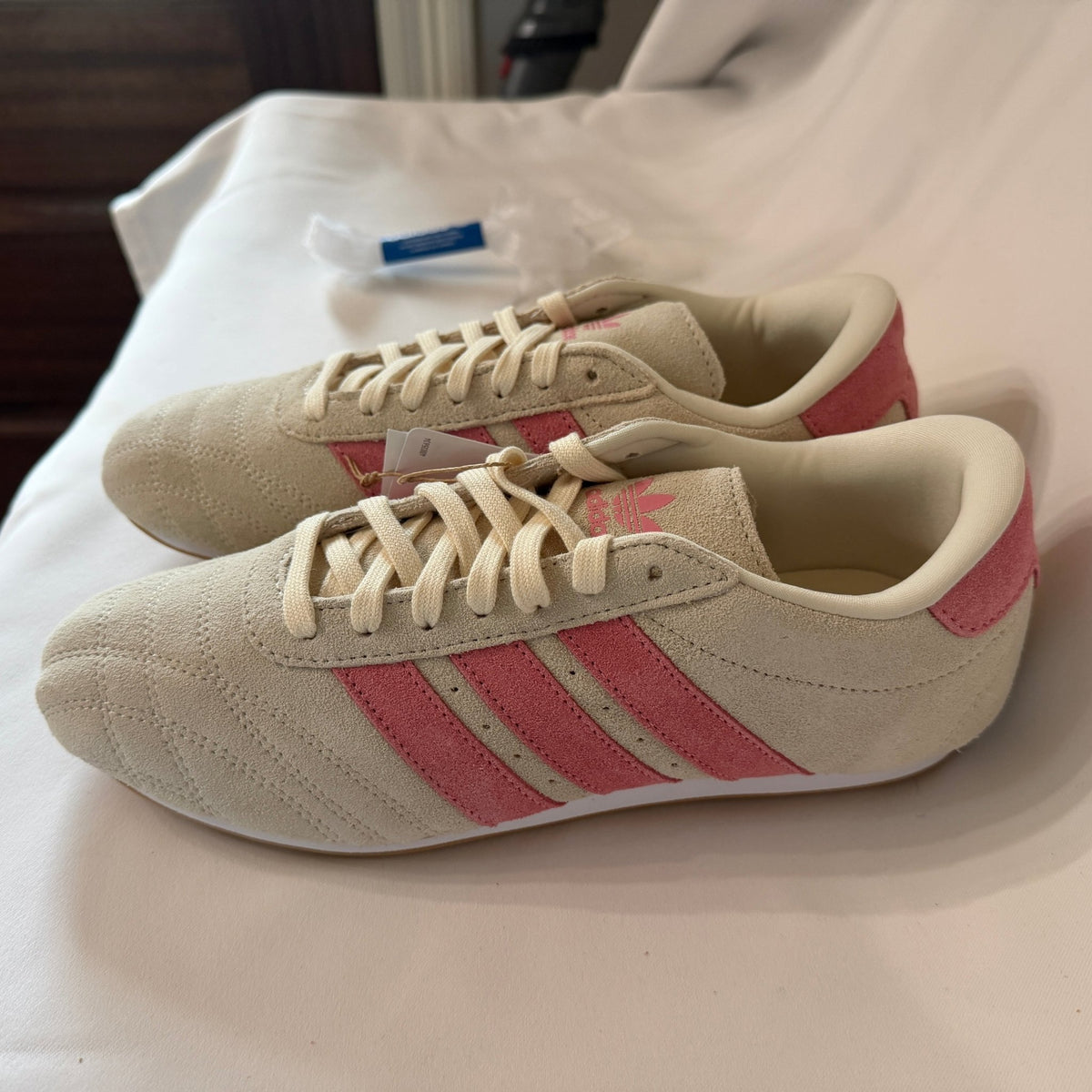 NEW Adidas Taekwondo Lace W Sneakers — Cream/Pink, Women 8 - Vale & Row