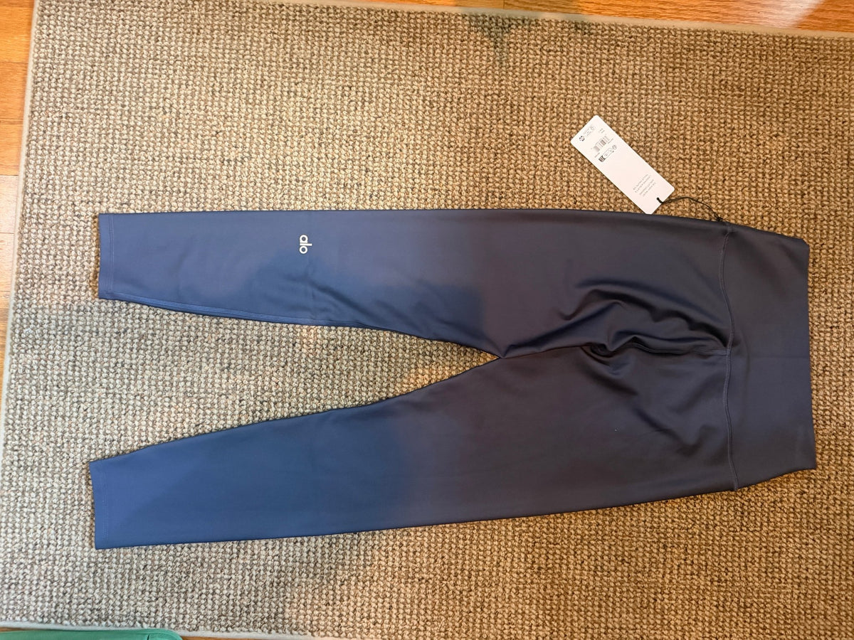 NEW Alo Yoga 7/8 high-waist Airlift leggings Navy L - Vale & Row