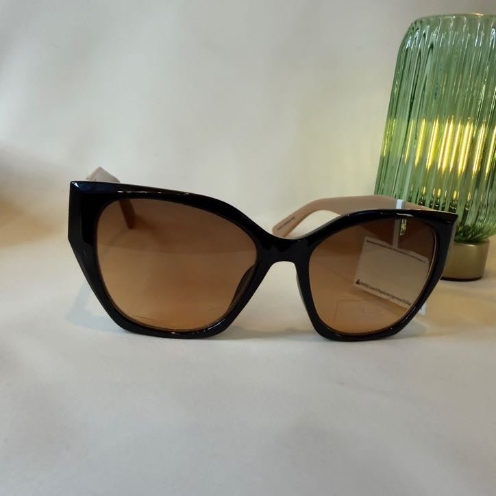 Oscar De La Renta NEW with TagsOversized Sunglasses / RX Frames — Black/Brown Gradient - Vale & Row