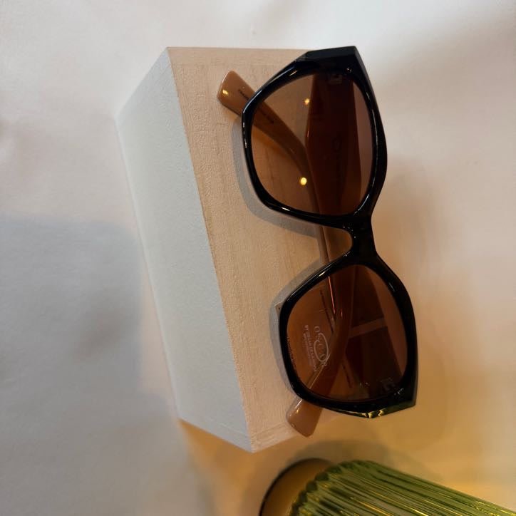 Oscar De La Renta NEW with TagsOversized Sunglasses / RX Frames — Black/Brown Gradient - Vale & Row