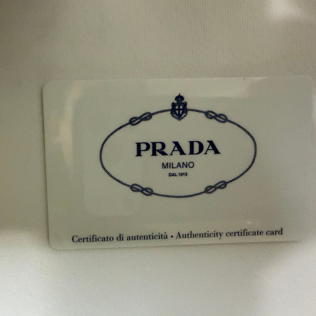 Prada Canapa Logo Canvas Bicolor Small Tote - Vale & Row