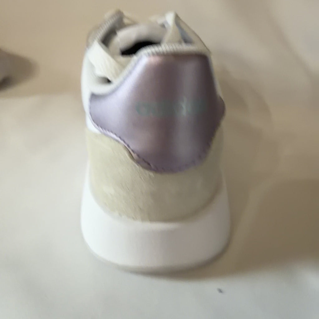 Adidas Lavendar White Cream Tennis Shoe Run 60s 2.0