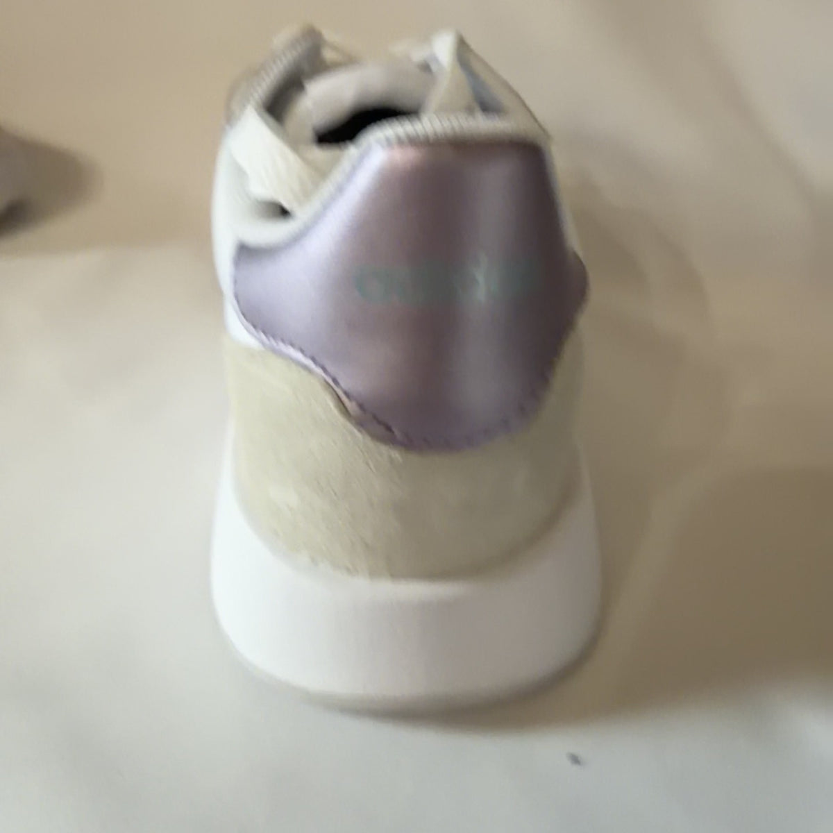 Adidas Lavendar White Cream Tennis Shoe Run 60s 2.0