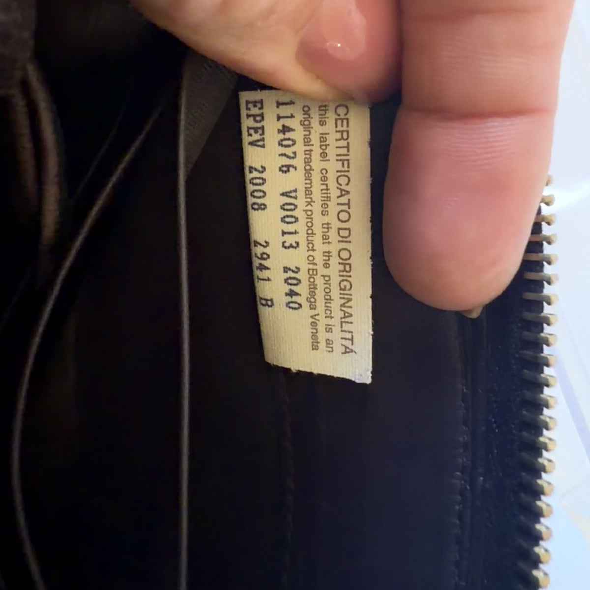 Bottega Veneta Intrecciato Zip-Around Wallet — Dark Brown